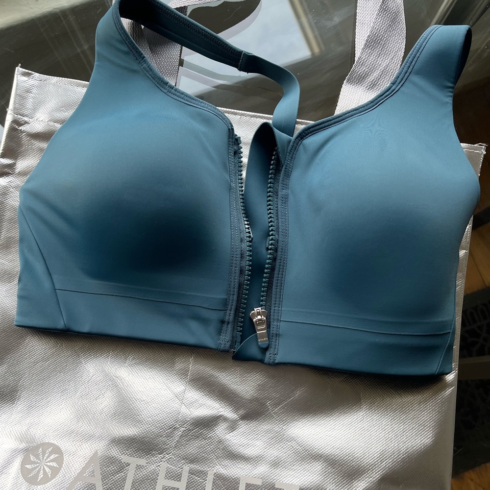 Athleta zip front bra 32 D - with tags never worn